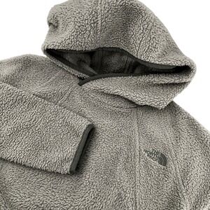 The North‎ Face Fleece Hoodie Gray Womens Small Pullover Pockets